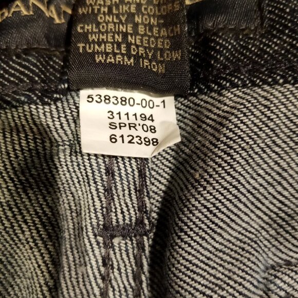 BANANA REPUBLIC Pants/Trousers  sz 6  Wide Leg  Denim Cotton  style-538380 EUC - Picture 8 of 12